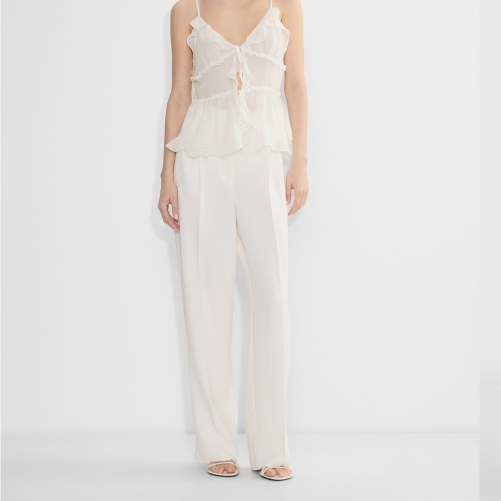 Aritzia The Effortless Pant White